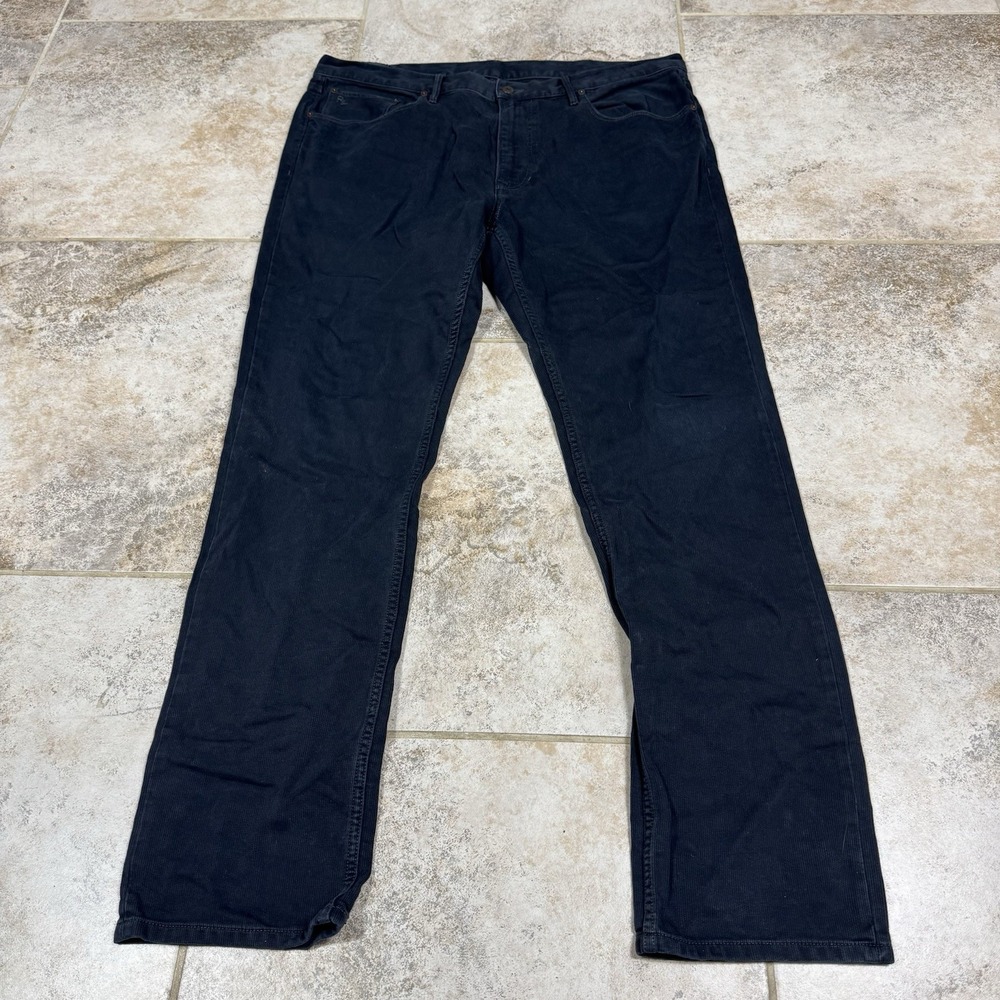 Polo Ralph Lauren Corduroy Pants Mens 38x32 Navy Blue Pocket Straight Leg